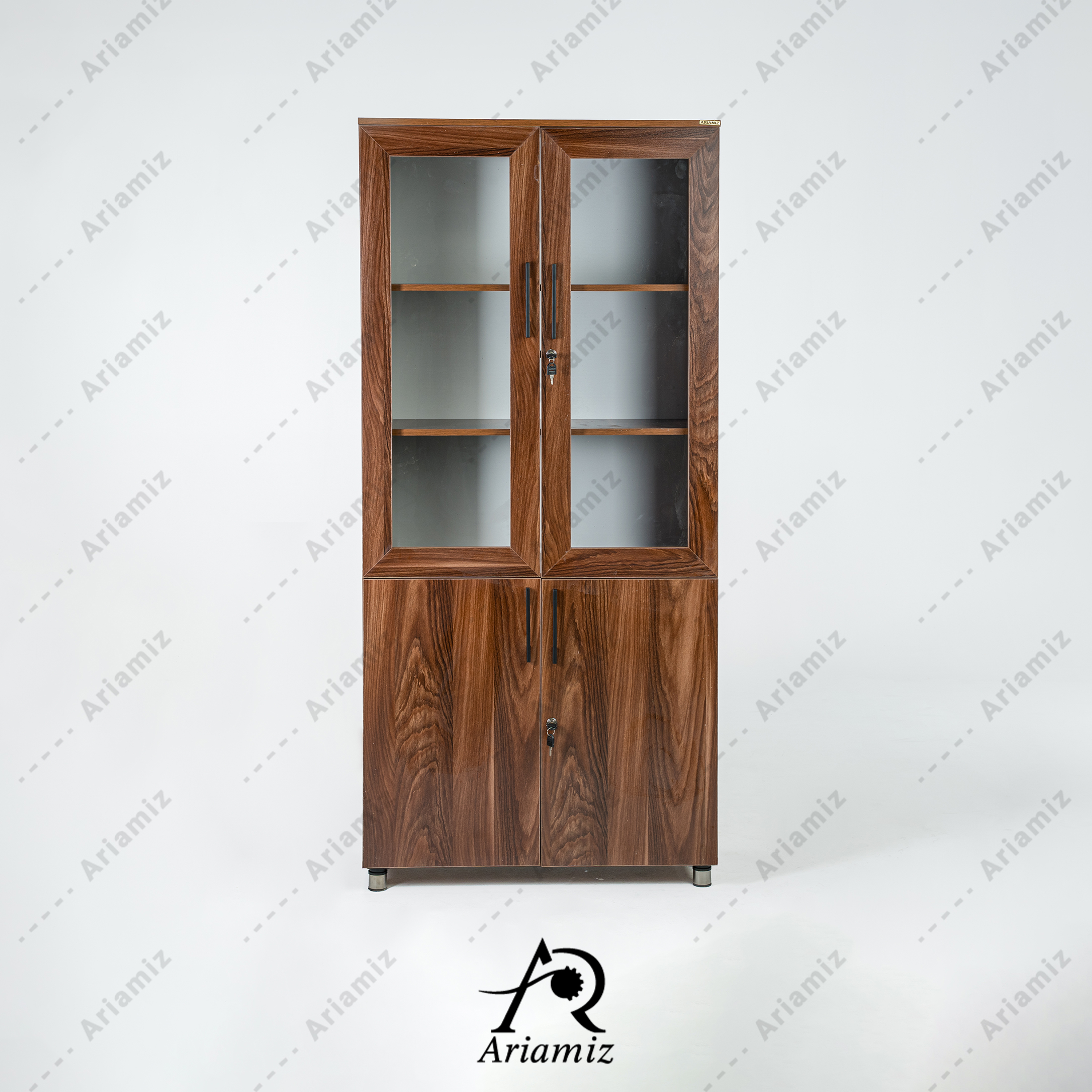 کمد کتابخانه دار آریا مدل 400 (تولید مستقیم)